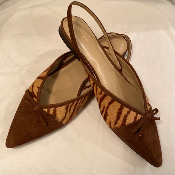 Ann Taylor Sling Back Flats - Picture 1 of 11